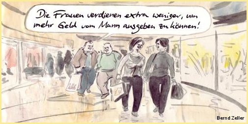 EU Frauen verdienen ein Fuenftel weniger als Maenner in Deutschland