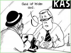 Geld ist leider aus