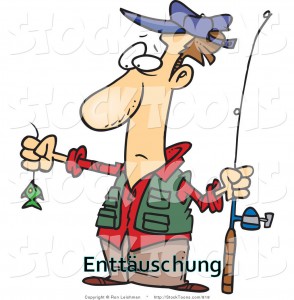 Enttäuschung