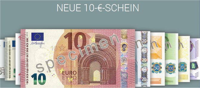 Neue 10€ Schein