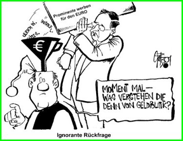Das Verhalten der verantwortlichen Finanzminister, vor allem Hans Eichel und Peer Steinbrueck, war ein Armutszeugnis.