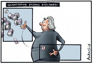 Professor Bernanke Explains Quantitative Easing (Cartoon)