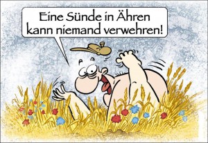 Eine Sünde in Ähren
