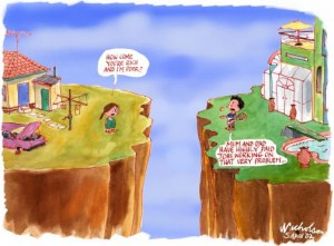 Arme Kinder reiche Kinder