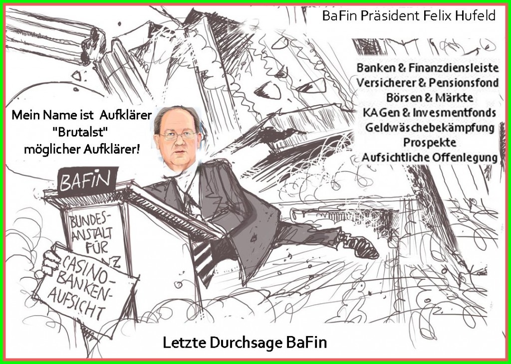 Felix Hufeld (52) ist seit Januar 2013 als Exekutivdirektor bei der BaFin für die Versicherungsaufsicht zuständig. Berufliche Stationen des studierten Juristen waren die Boston Consulting Group, die Dresdner Bank, der Versicherungsmakler Marsh und das Private-Equity-Unternehmen Westlake Partners.