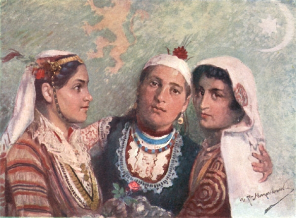 Macedonia, painting by Jan Mrkvička.
