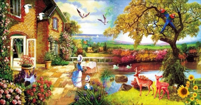 American country painting