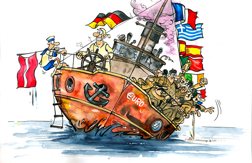 „Ah, die Verstärkung aus Lettland ist da – willkommen an Bord!“ Foto: JF