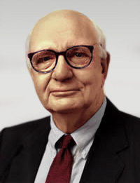 Paul Volker former chairman of the US Federal Reserve Board