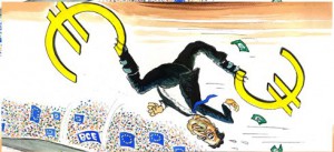 Draghi Says ECB Sees Downside Risks on Economic Growth