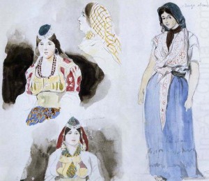 Delacroix's Moroccan Women