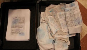Retrieved from the river; dried in one of Yanukovych's saunas.