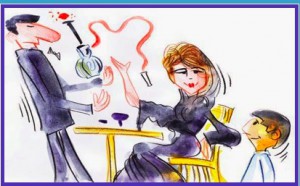 Smoking Shisha Only by Male Permission