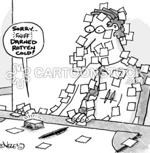 Insider Trading by Post-It