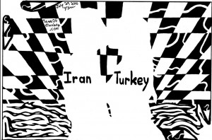Iran and Turkey