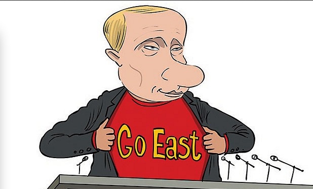 Putin Looking East