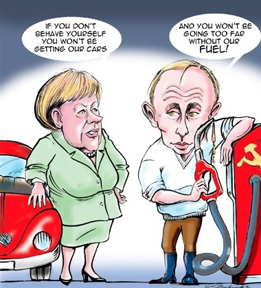 Merkel and Putin