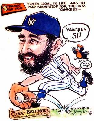 caricature_fidel_castro