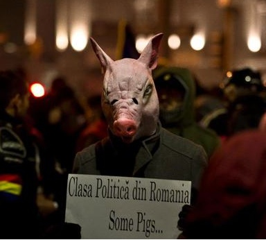 Political Protests in Romania