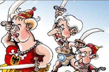 Merkel and Lagarde