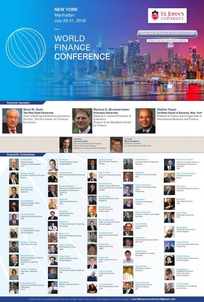 World Finance Conference @ World Finance Conference  | New York | New York | United States
