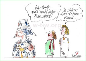 Geld steht jeder Frau