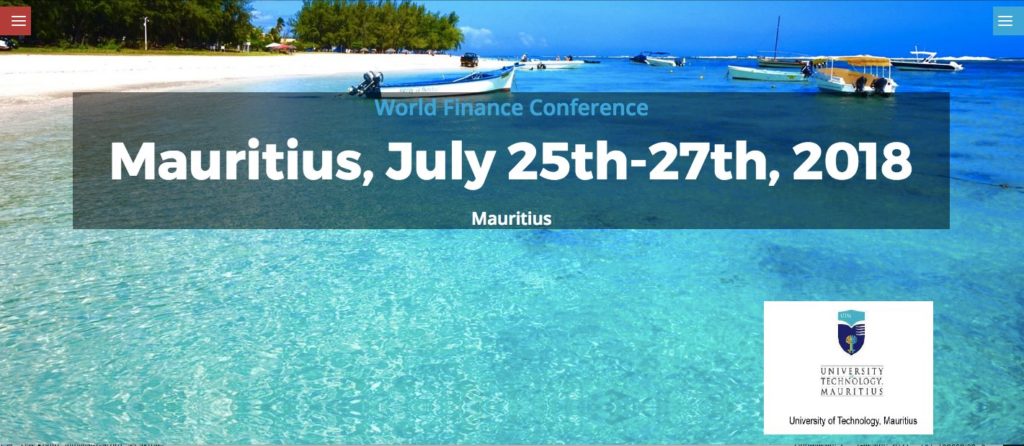 MAURITIUS: WORLD FINANCE CONFERENCE @ World Finance Conference | Mauritius